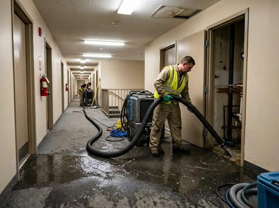 multi-unit-apartment-hallway-f-005 — frequently asked questions, Emergency Burst Pipe Water Extraction & Removal in Albia, IA